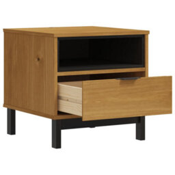 Walplus Side Table Flam 50X50X50 Cm Solid Wood Pine - thumbnail 4