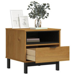 Walplus Side Table Flam 50X50X50 Cm Solid Wood Pine - thumbnail 3