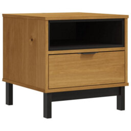 Walplus Side Table Flam 50X50X50 Cm Solid Wood Pine - thumbnail 2