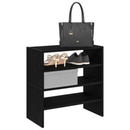 Berkfield Shoe Racks 2 Pcs Stackable Brown Oak 60X30X30.5 Cm