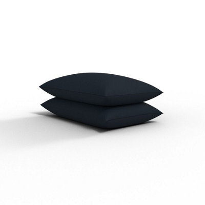 ARLinens Pair Of Pillowcase Polycotton Plain Dyed Housewife Pair Of Pillow Covers 75Cmx50Cm