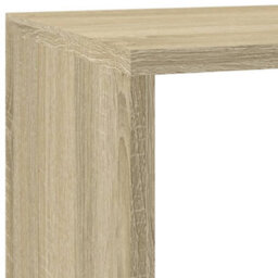 Berkfield Room Divider Bookcase 3-Tier Sonoma Oak 137.5X29X103.5 Cm Engineered Wood - thumbnail 9