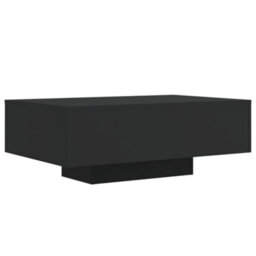 Vidaxl Coffee Table With Led Lights Black 85X55X31 Cm - thumbnail 3