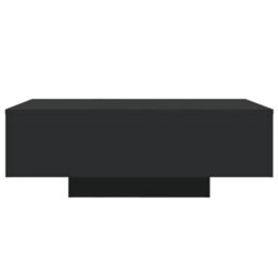 Vidaxl Coffee Table With Led Lights Black 85X55X31 Cm - thumbnail 7