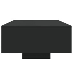Vidaxl Coffee Table With Led Lights Black 85X55X31 Cm - thumbnail 6