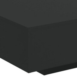 Vidaxl Coffee Table With Led Lights Black 85X55X31 Cm - thumbnail 9