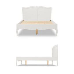 Statement Furniture Romance French Style Double Bed Frame 4Ft6 - Antique White - thumbnail 3