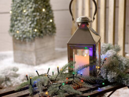 Festive Battery Operated Timer Lights - Multicolour - thumbnail 4