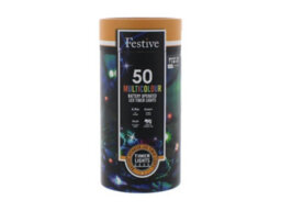 Festive Battery Operated Timer Lights - Multicolour - thumbnail 1