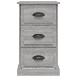 Berkfield Bedside Cabinet Grey Sonoma 39X39X67 Cm Engineered Wood - thumbnail 7