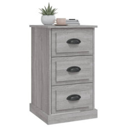 Berkfield Bedside Cabinet Grey Sonoma 39X39X67 Cm Engineered Wood - thumbnail 4