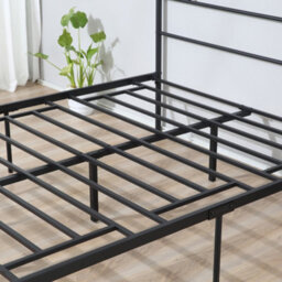 Homcom King Metal Bed Frame W/ Headboard And Footboard, Underbed Storage Space - thumbnail 9