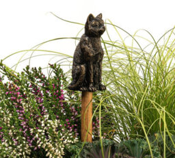 Jardinopia Cat Cane Or Stake Topper Pot Buddy - L4 X W3.5 X H8 Cm - thumbnail 1