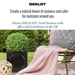 Idealist™ 37Cm Planter, Faux Lead Chelsea Flower Box, Dark Grey Light Concrete Outdoor Plant Pot W37 H38 L37 Cm, 52L - thumbnail 8