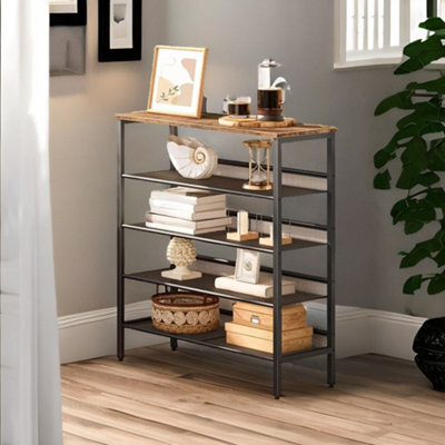 Rafaelo Mobilia 5-Tier Shoe Organizer Shelf Hallway Storage - image 1