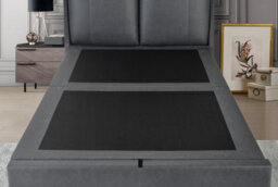 Bed Factory Direct Tuscany Pillow Dark Grey End Lift Ottoman Bed Frame - Kingsize - thumbnail 4