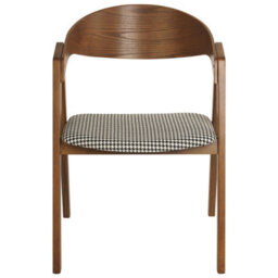 Beliani Set Of 2 Dining Chairs Yuba Wood Black/ White - thumbnail 5
