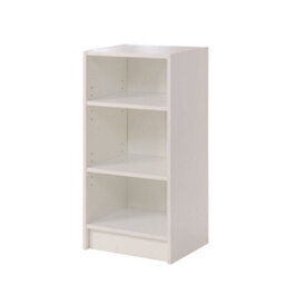 Timber Art Design 3 Tier Cube Bookcase Display Shelving Storage Unit Wood Furniture White - thumbnail 1
