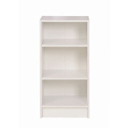 Timber Art Design 3 Tier Cube Bookcase Display Shelving Storage Unit Wood Furniture White - thumbnail 2