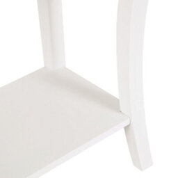 Wyld Haus Noro 100Cm Mid Century Ivory White Console Table - 2 Drawers And Lower Shelf - thumbnail 9