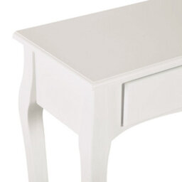 Wyld Haus Noro 100Cm Mid Century Ivory White Console Table - 2 Drawers And Lower Shelf - thumbnail 8