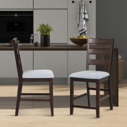 Costway Set Of 2 Bar Stools Counter Height Chair Pub Dining Chairs With Padded Seat - thumbnail 4