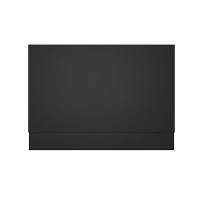 Sundaze Bath Panel Bathroom Moisture Resistant Wood Mdf End Bath Panels Black 800mm - image 1