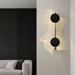 Amorly Modern Wall Sconces, Up And Down Wall Mount Light, 360 Rotatable Silver Wall Decor For Stairway Hallway Living Room - thumbnail 2