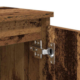 Berkfield Stylish Old Wood Bedside Table Old Wood Solid Reclaim Wood 40 X 30 X 50 Cm - thumbnail 9