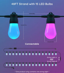 Govee Outdoor Bulb String Light Ip65 - 15M - thumbnail 3