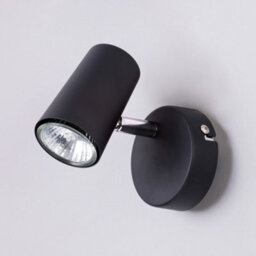 Litecraft Chobham Black Adjustable Spotlight Wall Light - thumbnail 4