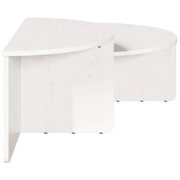 Berkfield Coffee Table 2 Pcs White 79 X 39.5 X 40 Cm Solid Pine Wood - thumbnail 9