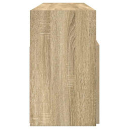 Berkfield Modern Tv Cabinet With Led Lights Sonoma Oak 120X30X50 Cm - thumbnail 8