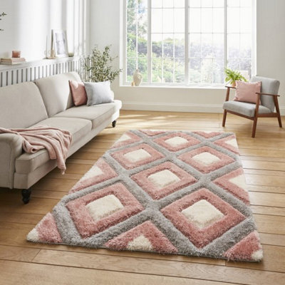 eXtreme Olympia Range 120 X 170Cm Grey/pink - image 1