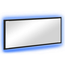 Walplus Mirror Wall-Mounted Black Oak 90 X 8.5 X 37 Cm Engineered Wood - thumbnail 2