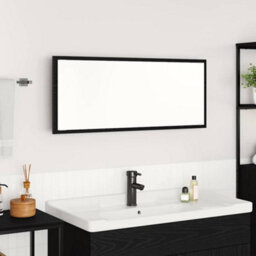 Walplus Mirror Wall-Mounted Black Oak 90 X 8.5 X 37 Cm Engineered Wood - thumbnail 1