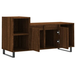 Berkfield Tv Cabinet Brown Oak 100X35X55 Cm Engineered Wood - thumbnail 6