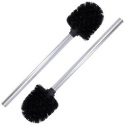 Geezy 2X Toilet Brush Stainless Steel Bathroom Cleaning Sturdy Bristles Quality - thumbnail 1