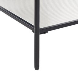 Beliani Coffee Table Blair Tempered Glass Black - thumbnail 8