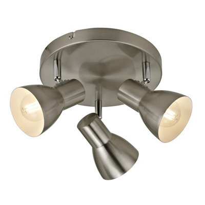 Luminosa Lighting Luminosa Riado Ceiling Spotlight Clusters Satin Nickel 3Xe14 - image 1