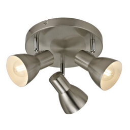 Luminosa Lighting Luminosa Riado Ceiling Spotlight Clusters Satin Nickel 3Xe14 - thumbnail 1