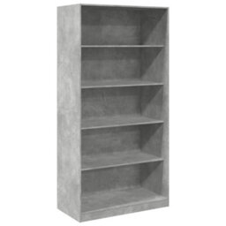Berkfield Wardrobe Concrete Grey 100X50X200 Cm Engineered Wood - thumbnail 2