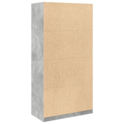 Berkfield Wardrobe Concrete Grey 100X50X200 Cm Engineered Wood - thumbnail 6
