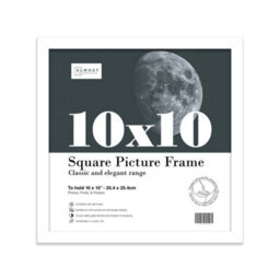 10X10 White Picture Frame (25.4 X 25.4Cm) Poster, Photo, Artwork, Gallery Wall Or Print - thumbnail 1