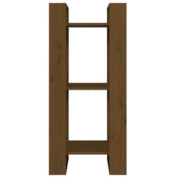 Berkfield Book Cabinet/room Divider Honey Brown 41X35X91 Cm Solid Wood - thumbnail 3