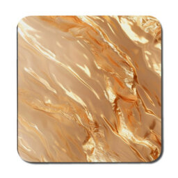Benjamin Tate Design Gold Marble Placemat And Coaster Set Designer Artwork Wood Backing Exclusive Edition - thumbnail 3