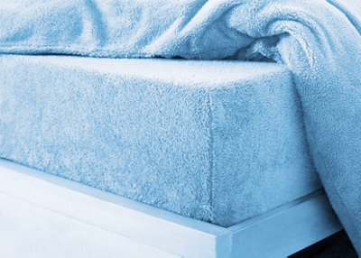 Homes & Linen Teddy Fitted Sheet Extra Deep 30Cm Deep Fitted Bed Sheet Soft Cosy Warm Teddy Bed Sheet
