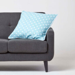 Homescapes Cotton Blue Stars Cushion Cover, 60 X 60 Cm - thumbnail 2