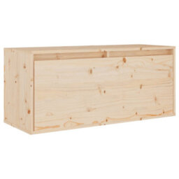 Berkfield Tv Cabinets 4 Pcs Solid Wood Pine - thumbnail 5
