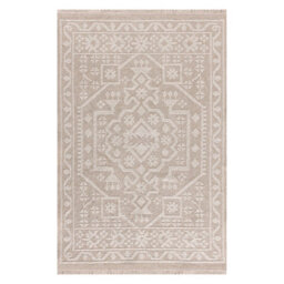 Vintage Medallion Beige Traditional Medium Rug, (L)170Cm X (W)120Cm - thumbnail 1